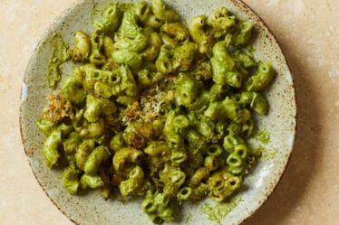 Henry Dimbleby's green mac'n'cheese.