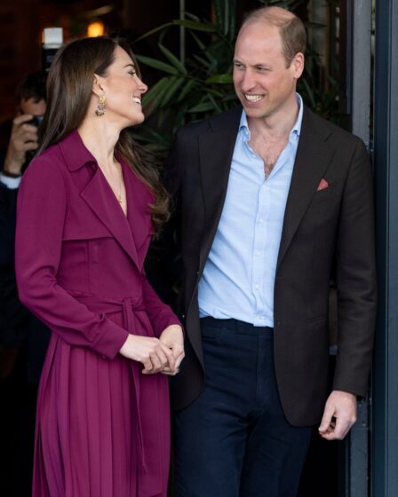 Kate Middleton Strikes Again in an Attainable Burgundy Wrap Dress