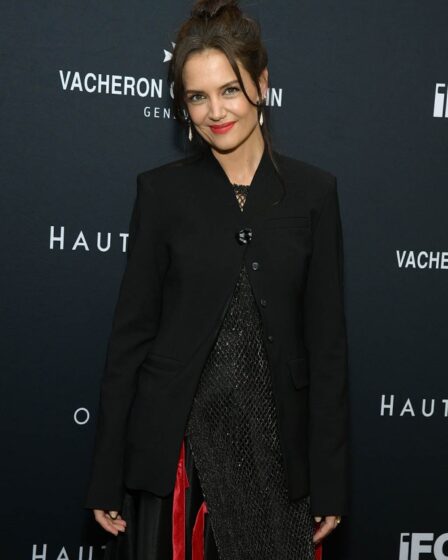 Katie Holmes, Rare Objects Screening, Red Carpet, Tove, Strappy Sandals