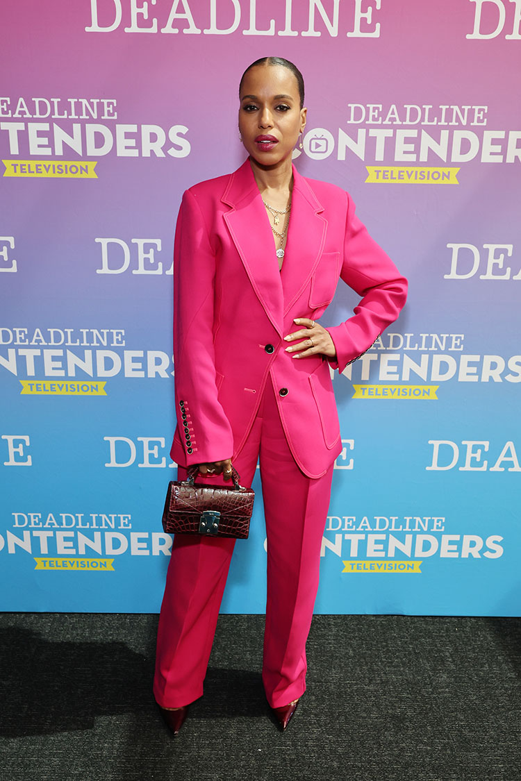 Kerry Washington attends the Deadline Contenders Television event

Pink Suit

Christopher John Rogers