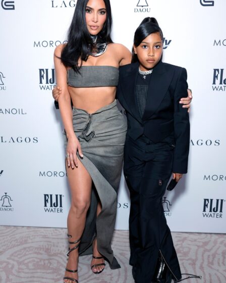Kim Kardashian and North West attend the 7th Annual Fashion Los Angeles Awards.