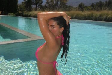 Kylie Jenner Pink Bikini