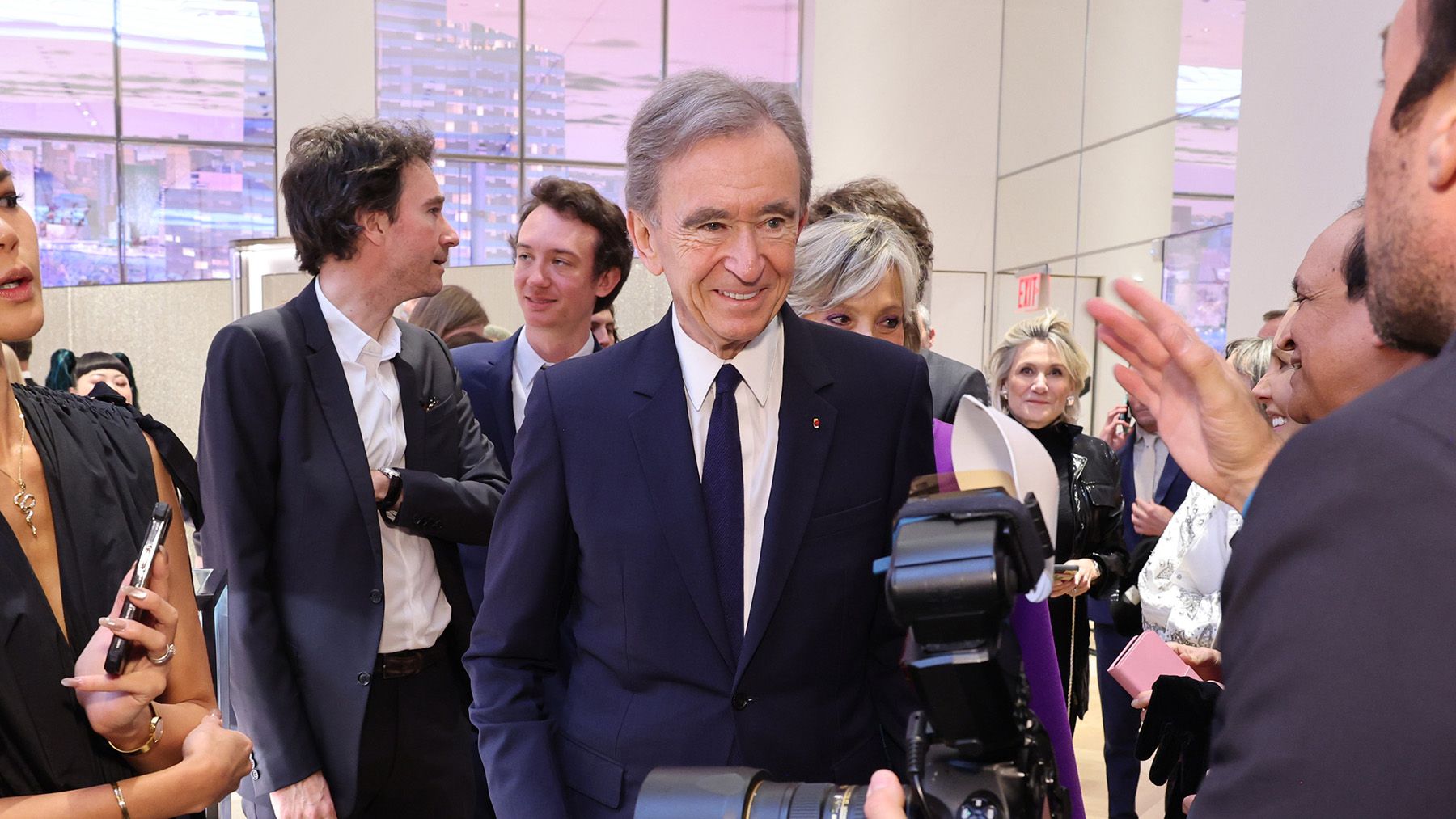 LVMH Billionaire Bernard Arnault Says He’s Confident About US Economy, At Star-Studded Tiffany Event