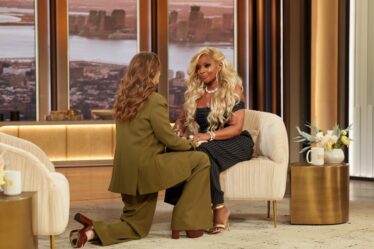 Mary J. Blige was a guest on the Drew Barrymore Show on April 3rd, 2023.