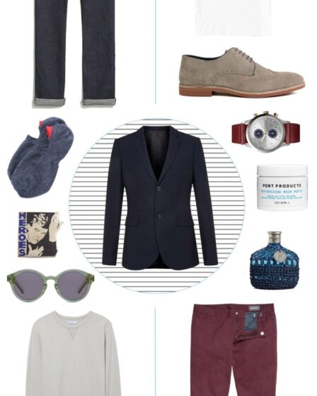 navy blazer, men's wardrobe essentials, how to wear navy blazer