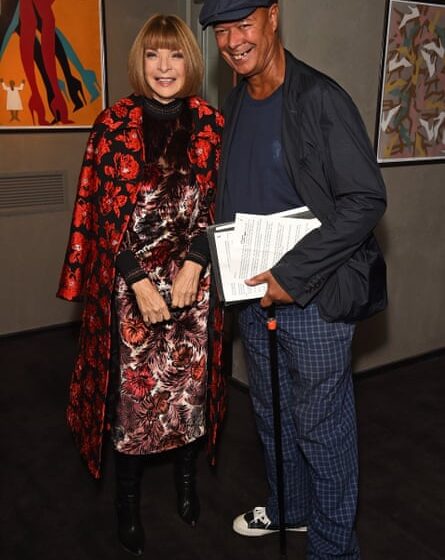 Anna Wintour and Michael Roberts