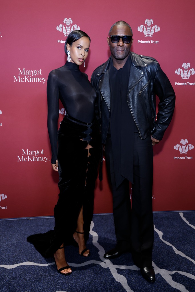 Idris Elba and Sabrina Dhowre Elba attend the Prince's Trust Gala at Cipriani South Street on April 27, 2023 in New York City.