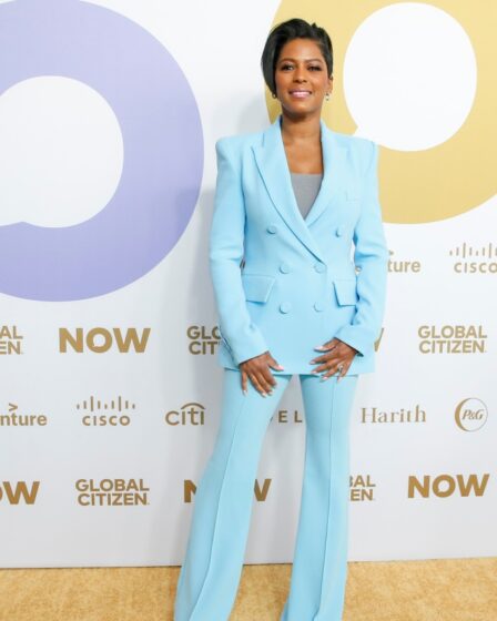 Tamron Hall attends the Global Citizen NOW Summit at The Glasshouse on April 28, 2023 in New York City.