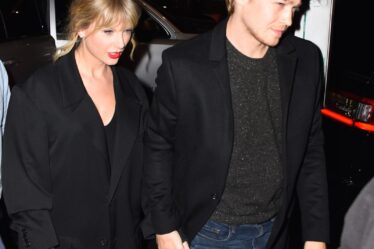 NEW YORK NY  OCTOBER 06 Taylor Swift and Joe Alwyn are seen at Zuma restaurant on October 6 2019 in New York City.