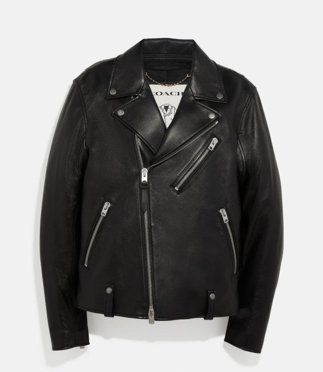 Coach Leather Moto Jacket, best spring jackets