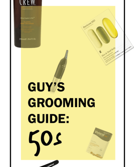 grooming, men's grooming, skincare, aging, guys' grooming guide for your 50s