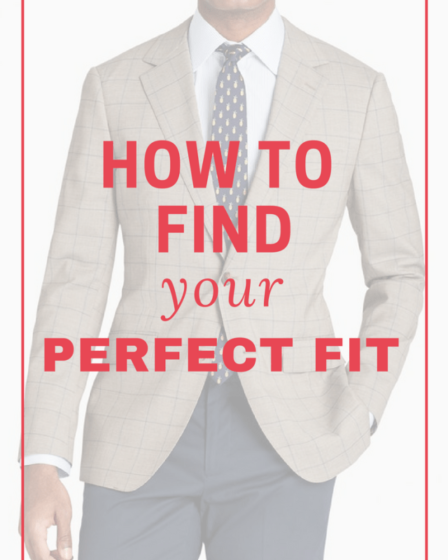 how to find your perfect fit, mens clothes fit guide