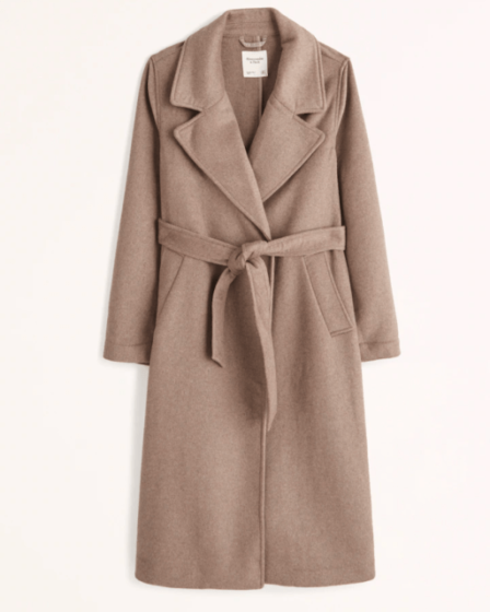 Abercrombie belted coat