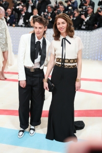 Kristen Stewart and Sofia Coppola at the 2023 Met Gala: Karl Lagerfeld: A Line of Beauty held at the Metropolitan Museum of Art on May 1, 2023 in New York, New York.