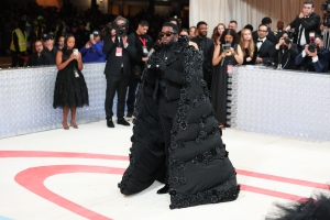 Sean Combs at the 2023 Met Gala: Karl Lagerfeld: A Line of Beauty held at the Metropolitan Museum of Art on May 1, 2023 in New York, New York.