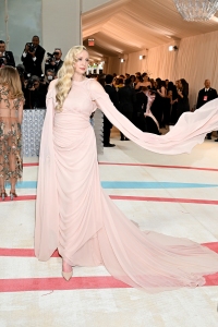Gwendoline Christie at the 2023 Met Gala: Karl Lagerfeld: A Line of Beauty held at the Metropolitan Museum of Art on May 1, 2023 in New York, New York.