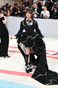 Jenna Ortega at the 2023 Met Gala: Karl Lagerfeld: A Line of Beauty held at the Metropolitan Museum of Art on May 1, 2023 in New York, New York.