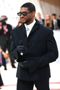 Usher at the 2023 Met Gala: Karl Lagerfeld: A Line of Beauty held at the Metropolitan Museum of Art on May 1, 2023 in New York, New York.