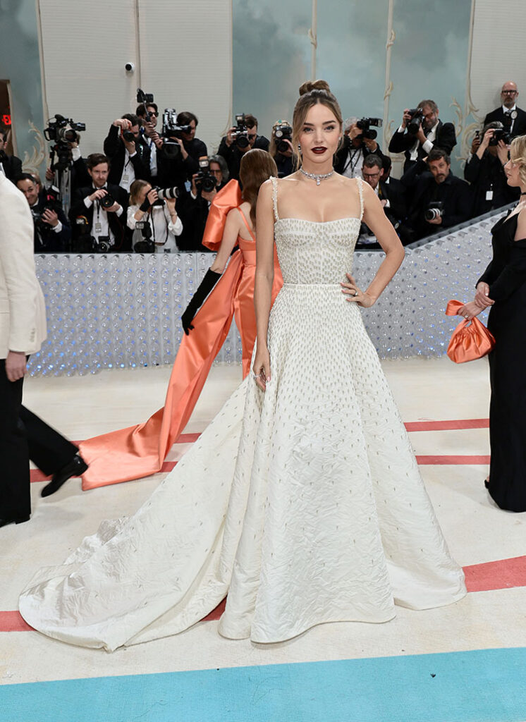 Miranda Kerr 
Dior Haute Couture
2023 Met Gala