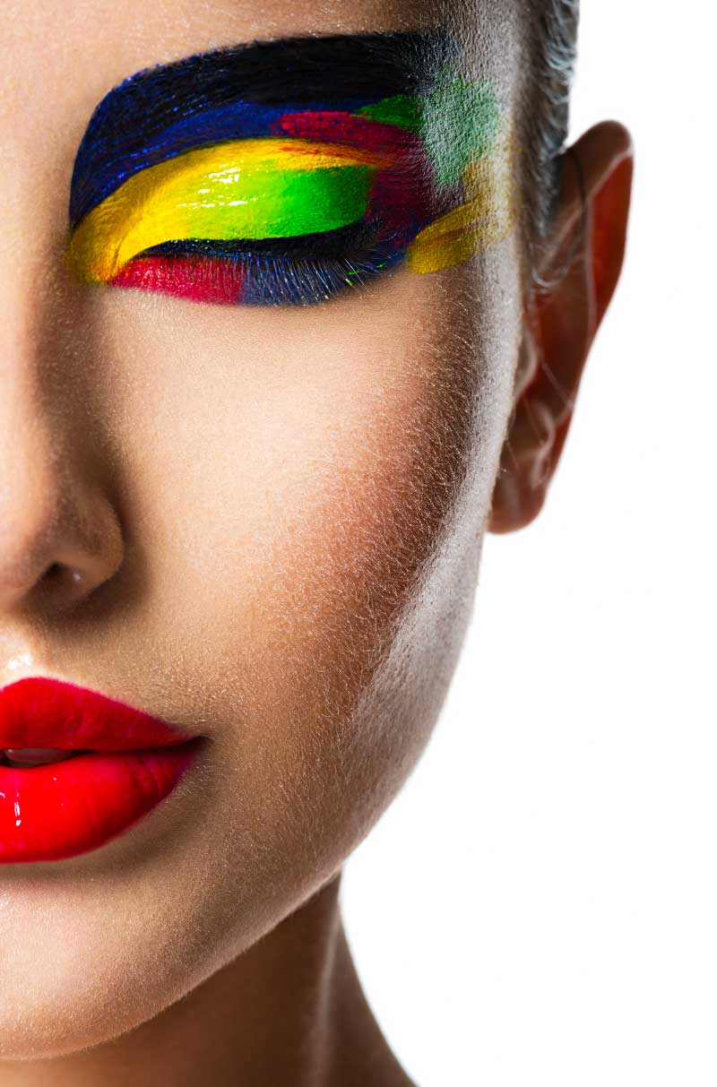 Bold, Colourful Makeup