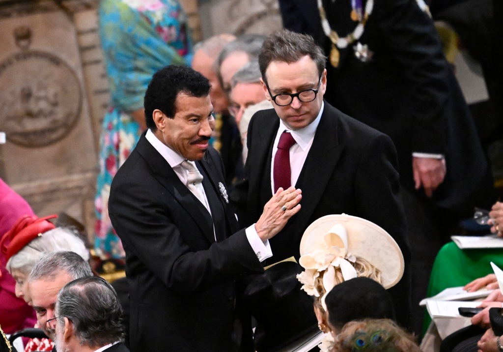 Lionel Richie attends the coronation ceremony of Britain's King Charles and Queen Camilla on May 06, 2023