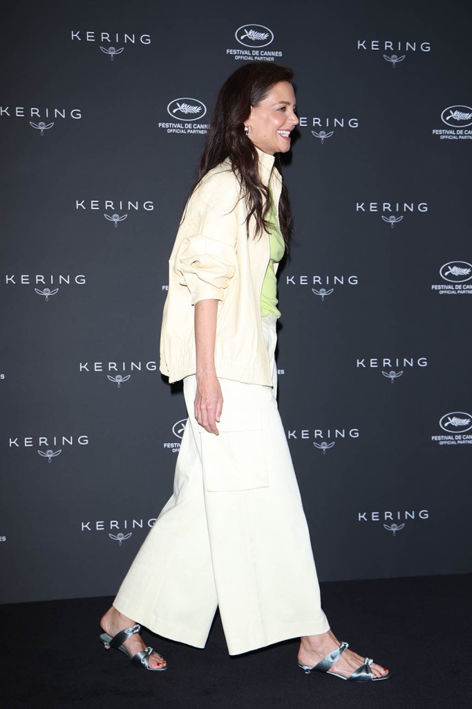 Katie Holmes, Cannes Film Festival, Kering Women in Motion Talk, Sandals 