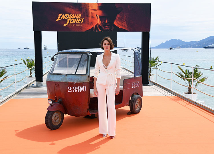 Phoebe Waller-Bridge Wore Dolce & Gabbana To The 'Indiana Jones and the Dial of Destiny ' Cannes Film Festival Photocall 