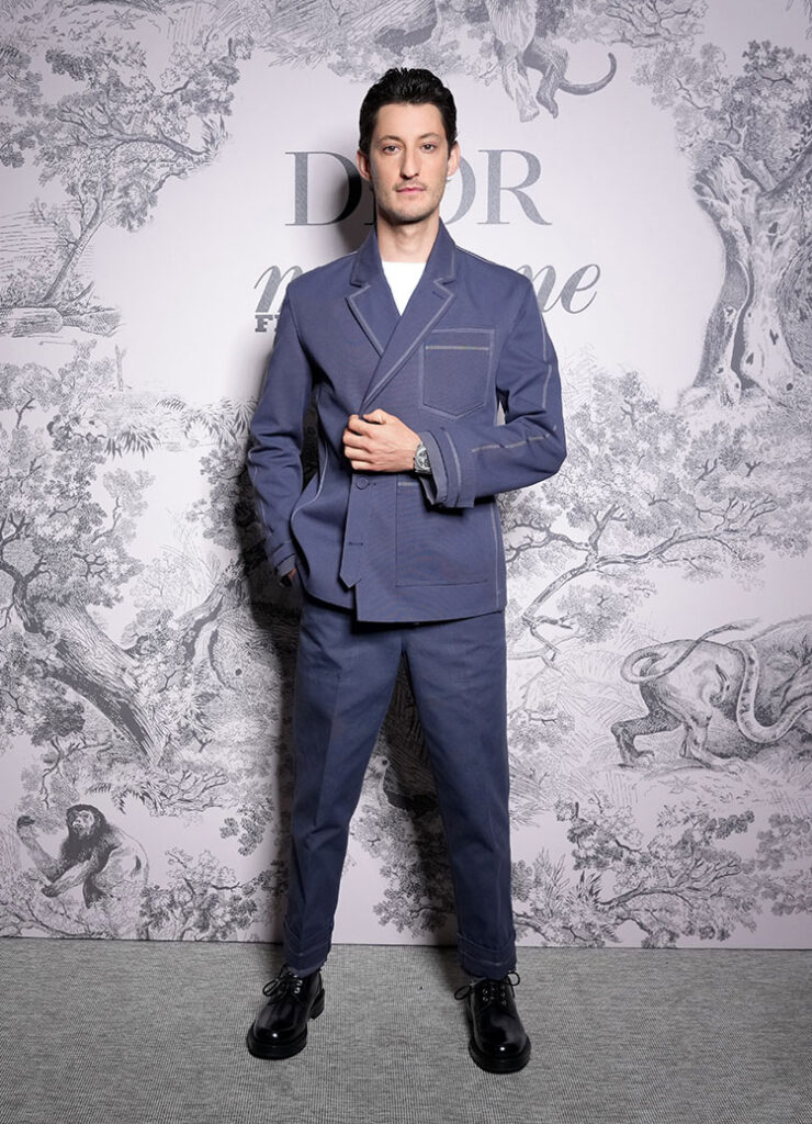 Pierre Niney attends the Madame Figaro x Christian Dior dinner 