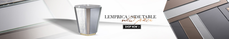lemprica smoked mirror side table koket luxury home decor