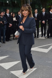 MILAN, ITALY - APRIL 30:  Tina Turner attends the Giorgio Armani 40th Anniversary  Silos Opening And Cocktail Reception on April 30, 2015 in Milan, Italy.  (Photo by Jacopo Raule/Getty Images  for Giorgio Armani)