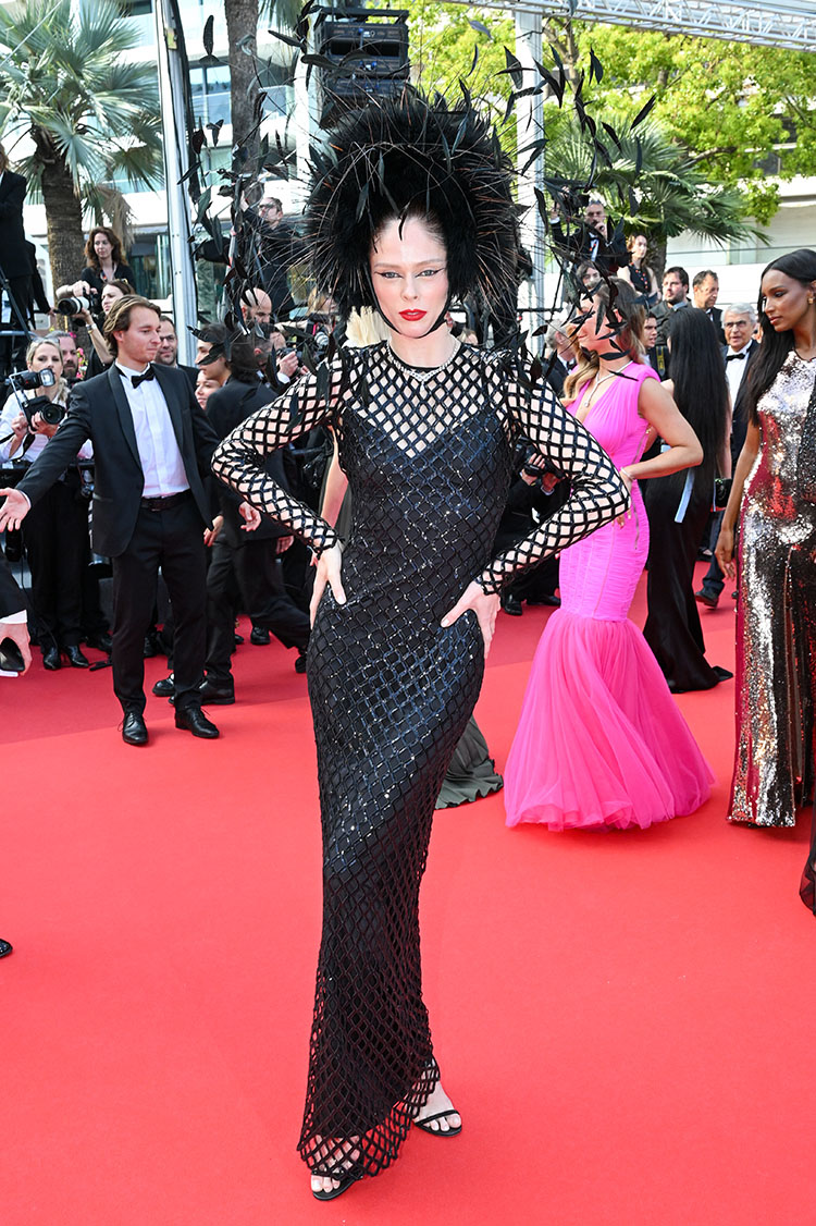 CANNES, FRANCE - MAY 24: Coco Rocha attends the "La Passion De Dodin Bouffant" red carpet during the 76th annual Cannes film festival at Palais des Festivals on May 24, 2023 in Cannes, France. (Photo by Stephane Cardinale - Corbis/Corbis via Getty Images)