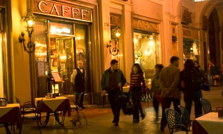 The historic Caffe Torino, on Piazza San Carlo.