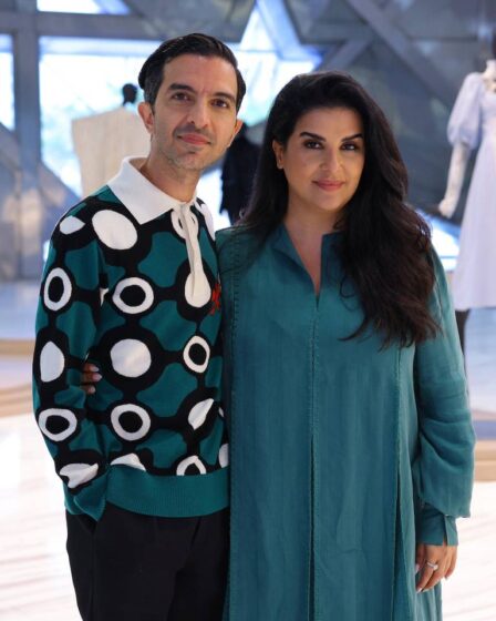 BoF founder and CEO, Imran Amed, and founder of 3oud.com and Oud Fashion Talks, Zainab Abdulrazzaq, at Oud Fashion Talks.