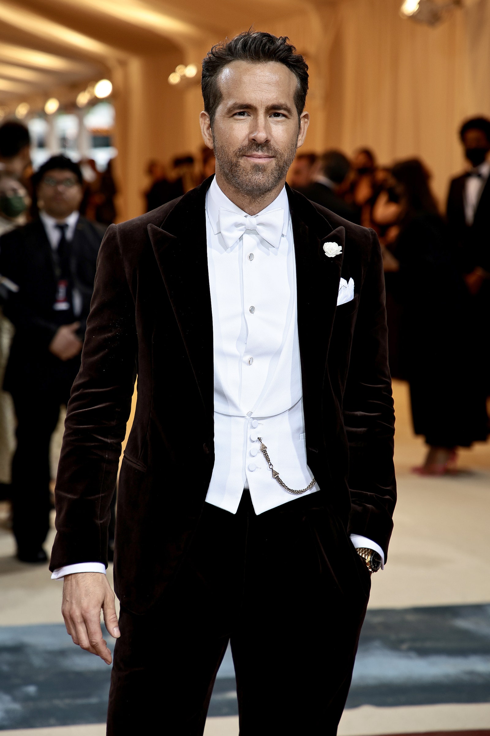 Met Gala CoChair Ryan Reynolds attends The 2022 Met Gala Celebrating In America An Anthology of Fashion at The...