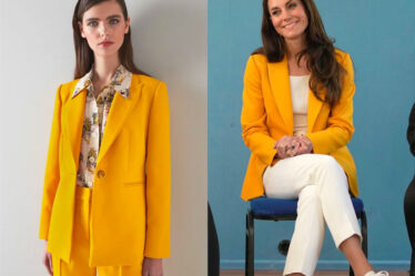 Catherine, Princess Of Wales' L.K. Bennett Mya Yellow Blazer