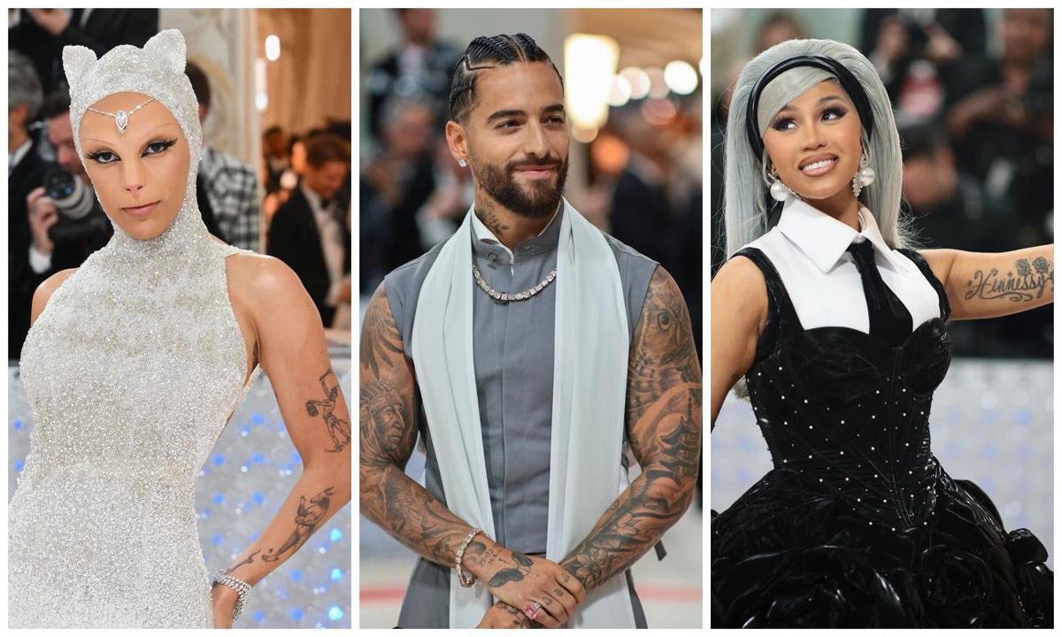 Celebrities that rocked tattoos on the carpet