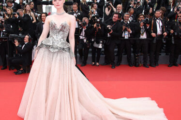 Elle Fanning Wore Alexander McQueen To The 'Jeanne du Barry' Cannes Film Festival Premiere & Opening Ceremony