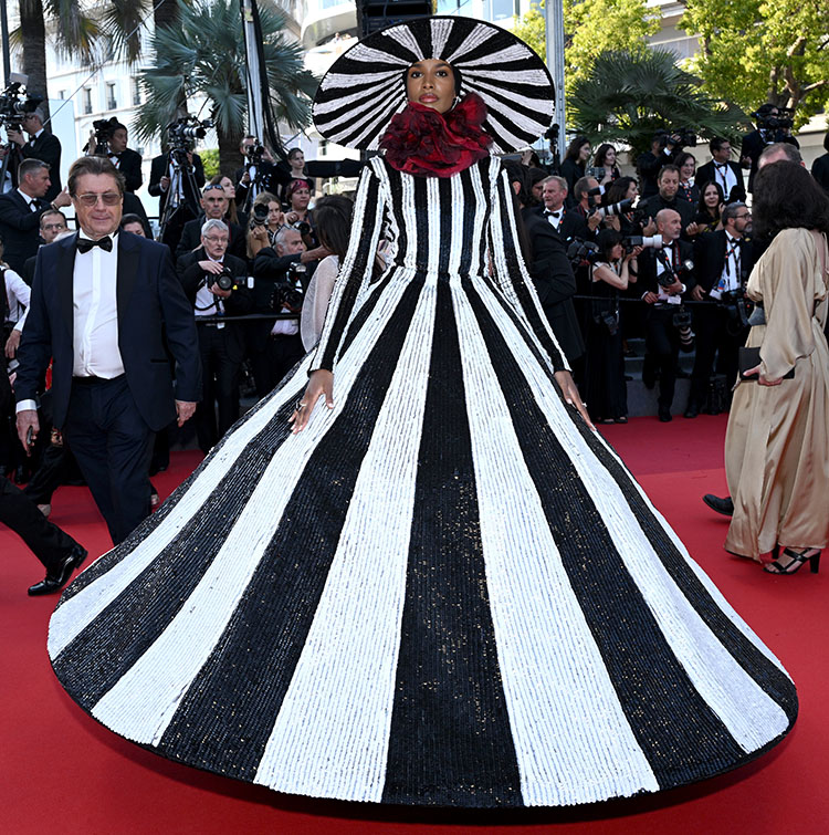 Ikram Abdi Wore Nina Ricci To The ‘Elemental’ Cannes Film Festival Closing Ceremony Premiere