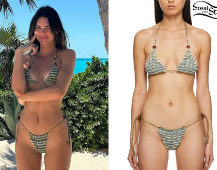 Kendall Jenner: Triangle Bikinis