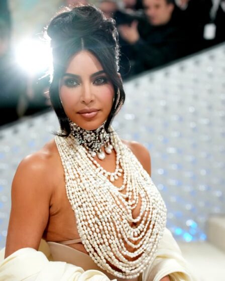Kim Kardashian in Schiaparelli at the Met Gala 2023