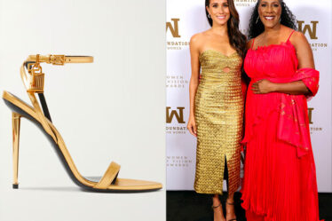 Meghan, Duchess Of Sussex's Tom Ford Padlock Sandals
