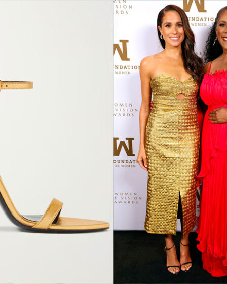 Meghan, Duchess Of Sussex's Tom Ford Padlock Sandals
