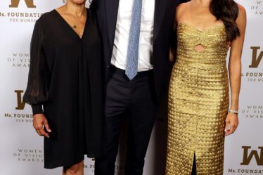 Doria Ragland Prince Harry Duke of Sussex and Meghan The Duchess of Sussex attend the Ms. Foundation Women of Vision Awards