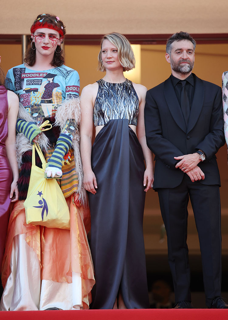 Mia Wasikowska Wore Louis Vuitton To The 'Club Zero' Cannes Film Festival Premiere