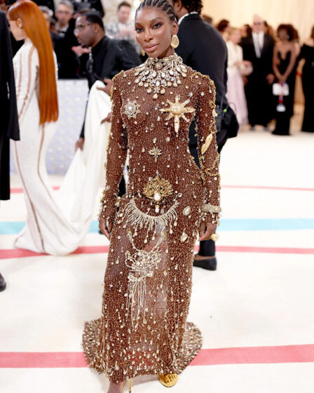 Michaela Coel Wore Schiaparelli Haute Couture To The 2023 Met Gala