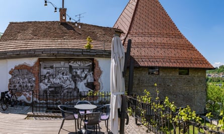 Exterior image of Kranj’s Layer House venue, which promotes musical artists from the area in Slovenia.