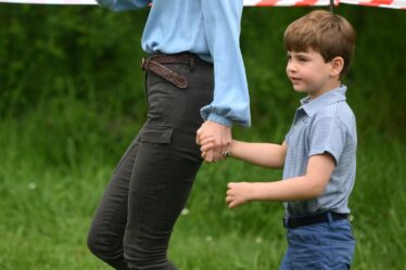 Kate Middleton and Prince Louis at the Big Help Out