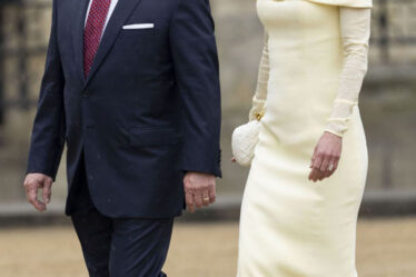 Queen Rania of Jordan Wore Tamara Ralph Couture To The Coronation of King Charles III