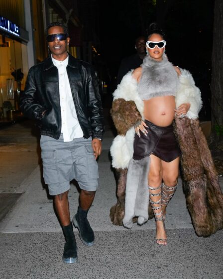 NEW YORK NEW YORK  MAY 05 Rihanna and AAP Rocky are seen on May 05 2023 in New York City.