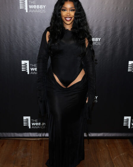 NEW YORK, NEW YORK - MAY 15: SZA attends the 27th Annual Webby Awards on May 15, 2023 in New York City. (Photo by Dimitrios Kambouris/Getty Images for The Webby Awards)